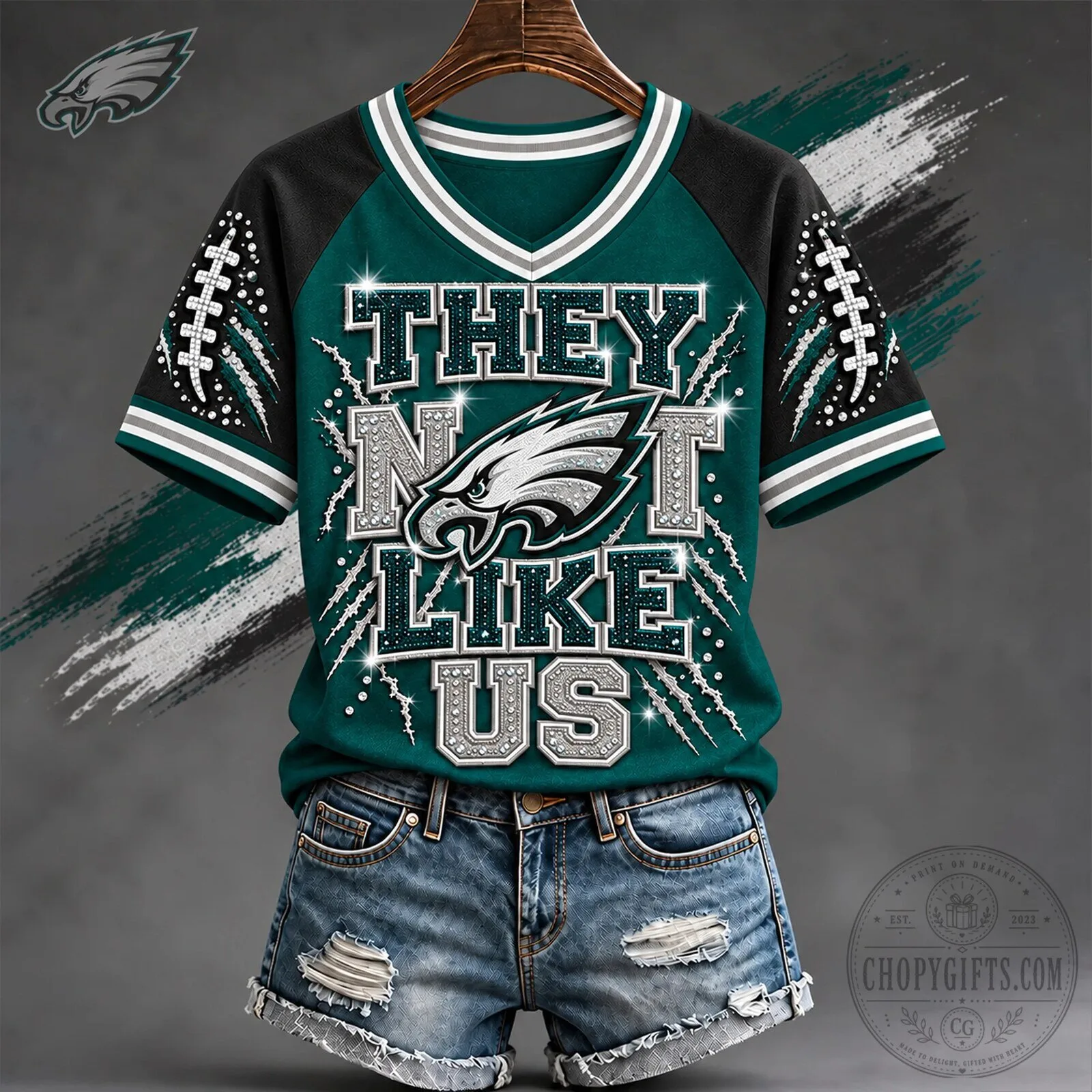 Philadelphia Eagles Football They Not Like Us Fan Jersey