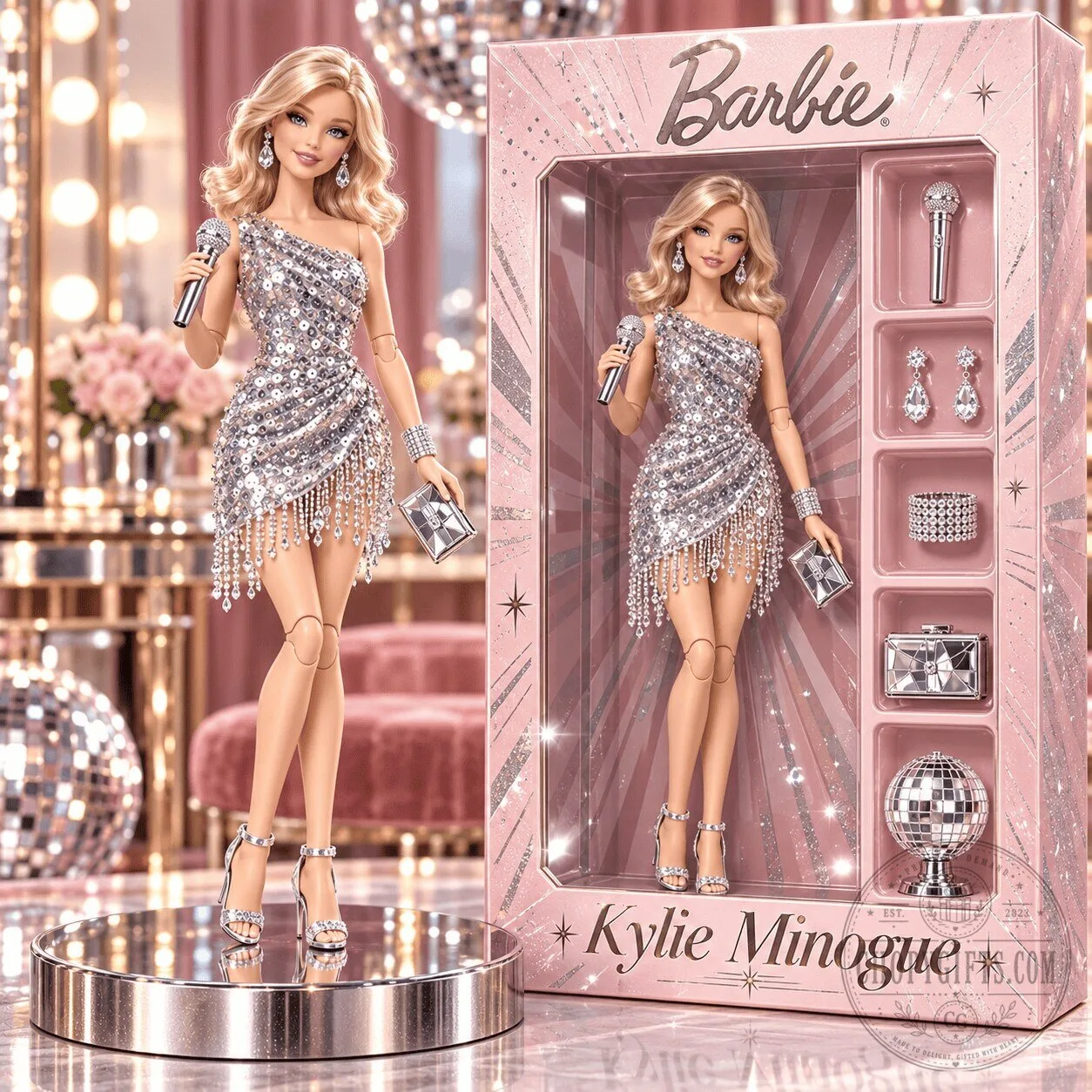 Barbie Kylie Minogue Commemorative Collector's Edition Doll Figure
