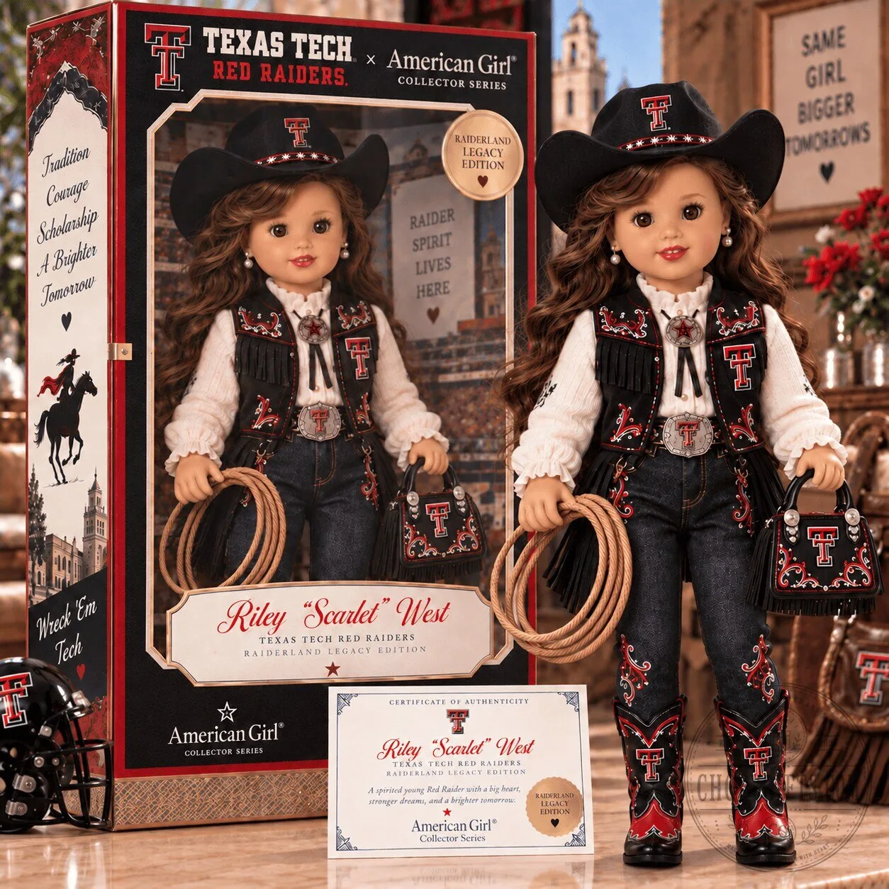 Texas Tech Red Raiders American Girl Collector Series Doll