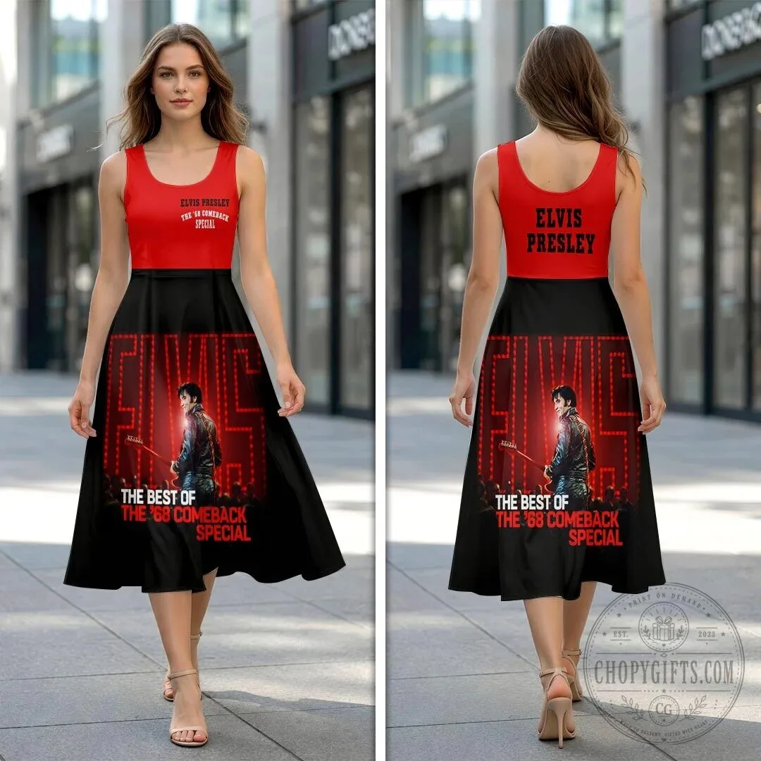 Elvis Presley The '68 Comeback Special Sleeveless Dress
