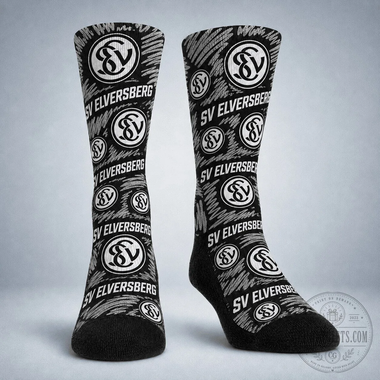 SV Elversberg Bundesliga Football Club Fan Socks