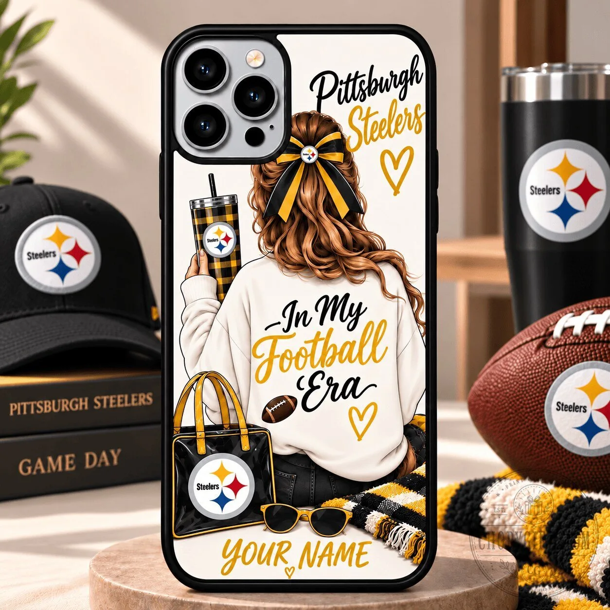 Pittsburgh Steelers Football Era Personalized Phone Case