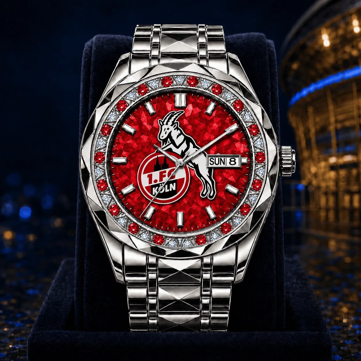 FC Köln Bundesliga Men's Luxury Stainless Steel Watch