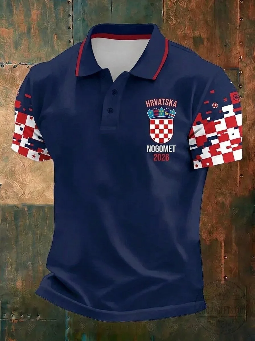 Croatia Football Federation 2026 National Team Polo Shirt