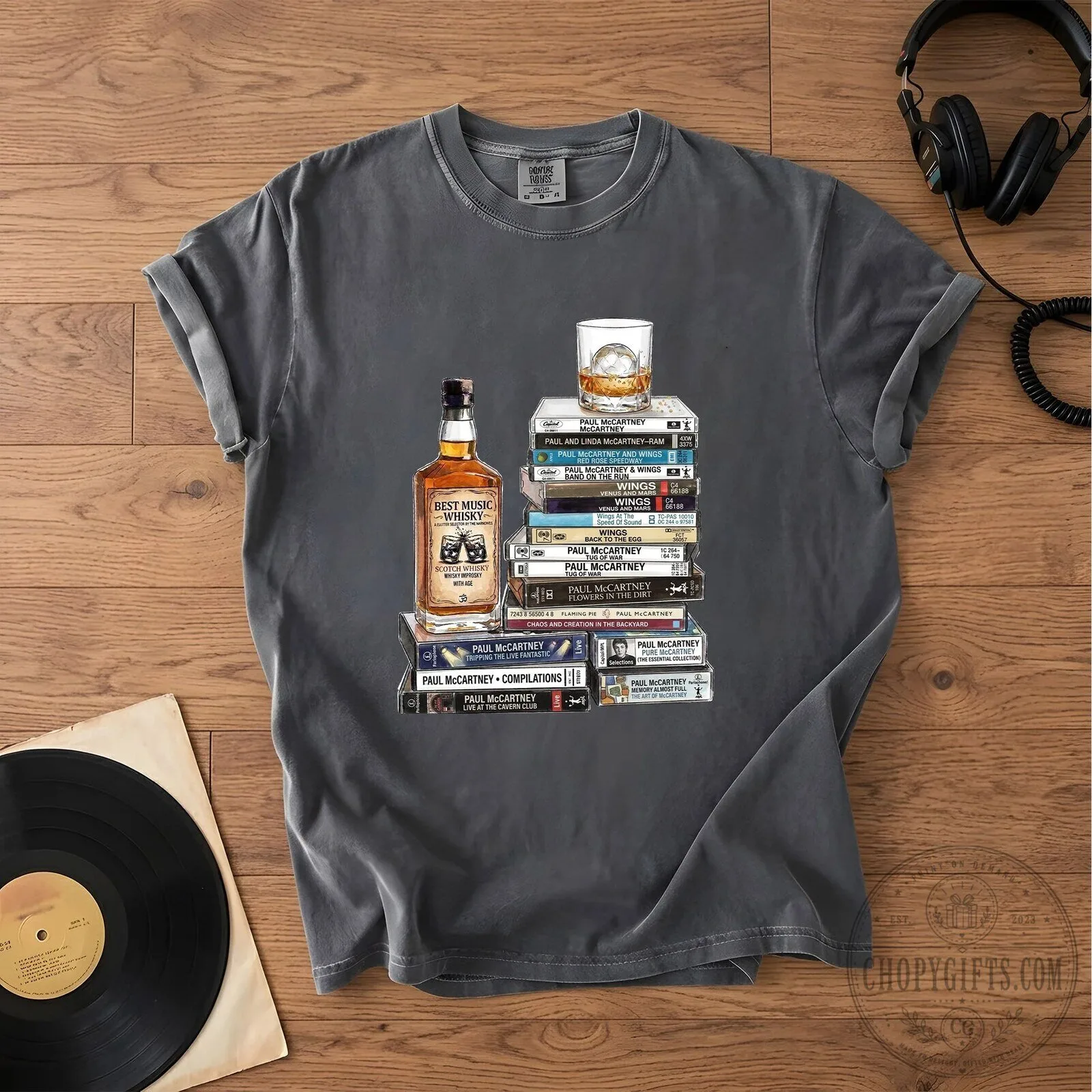 Paul McCartney Cassette Collection Music Fan T-Shirt 17 Paul McCartney Cassette Collection Music Fan T-Shirt
