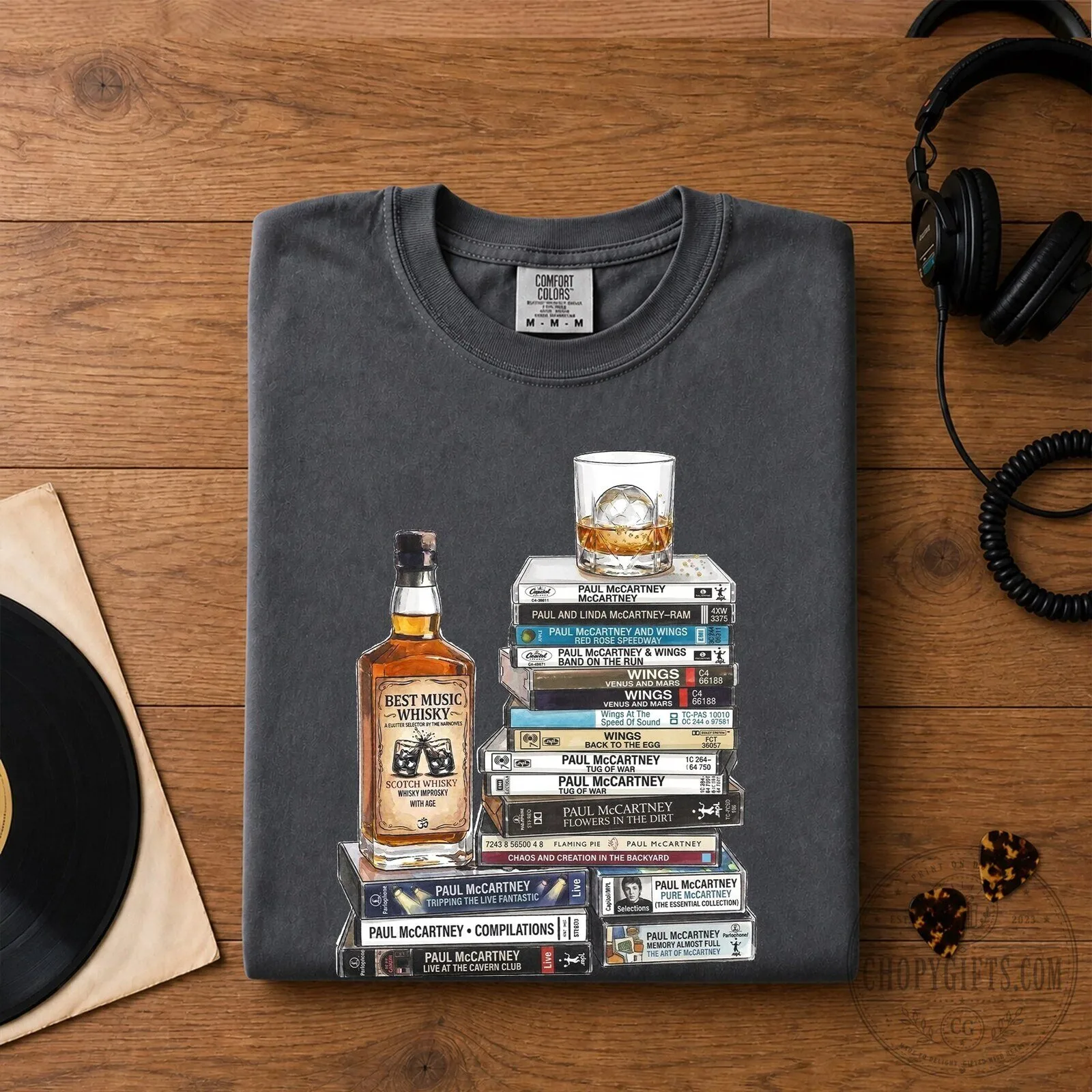 Paul McCartney Cassette Collection Music Fan T-Shirt 22 Paul McCartney Cassette Collection Music Fan T-Shirt