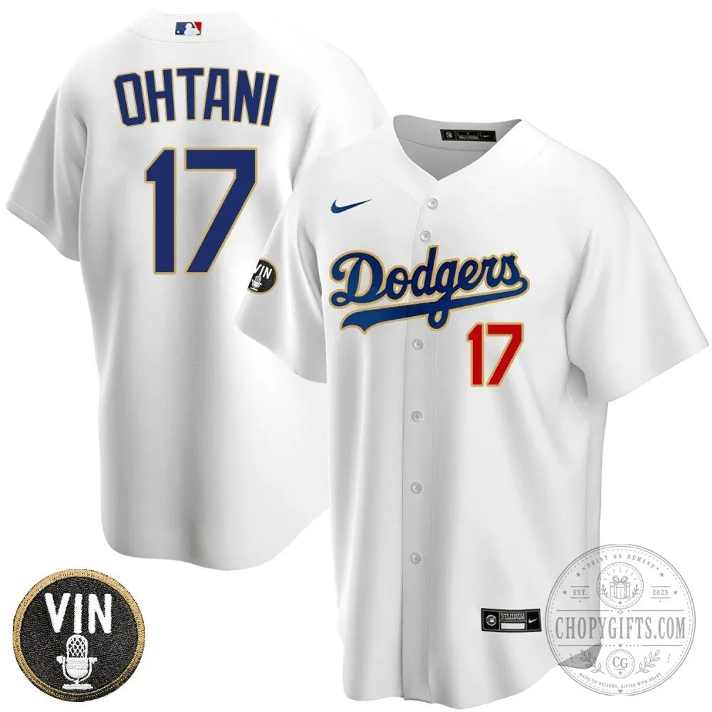 Los Angeles Dodgers Shohei Ohtani Vin Scully Baseball Jersey 16 Los Angeles Dodgers Shohei Ohtani Vin Scully Baseball Jersey
