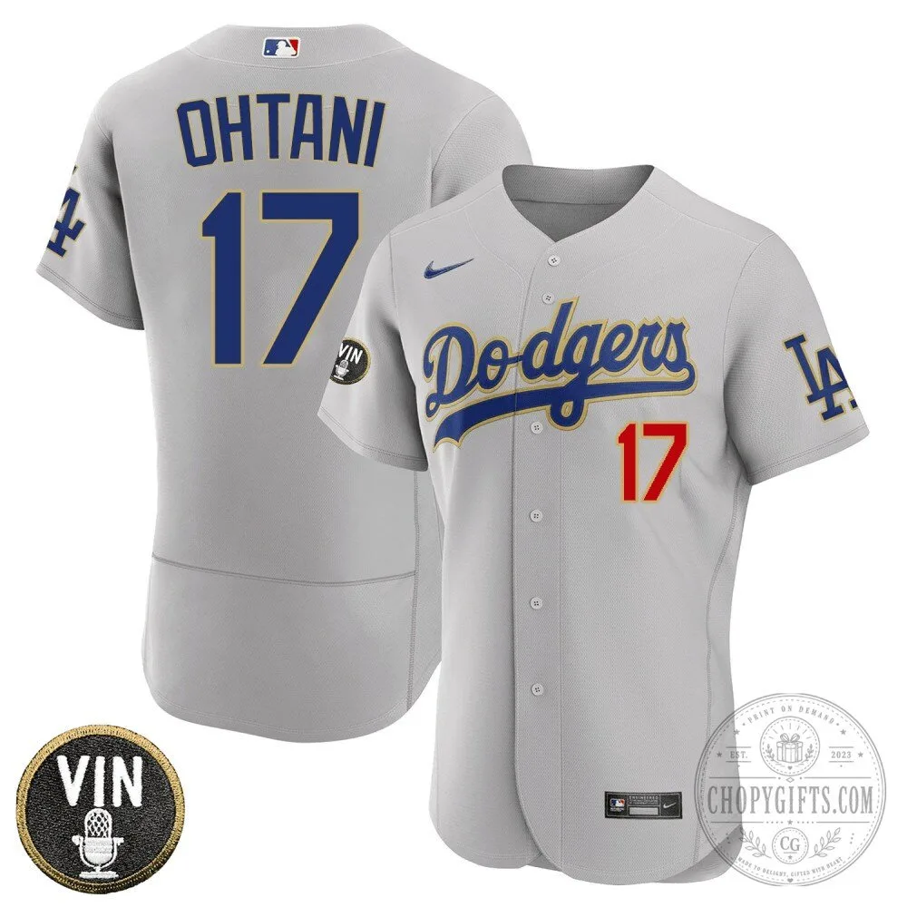 Los Angeles Dodgers Shohei Ohtani Vin Scully Baseball Jersey 19 Los Angeles Dodgers Shohei Ohtani Vin Scully Baseball Jersey