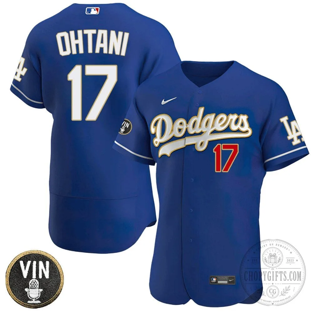 Los Angeles Dodgers Shohei Ohtani Vin Scully Baseball Jersey 20 Los Angeles Dodgers Shohei Ohtani Vin Scully Baseball Jersey