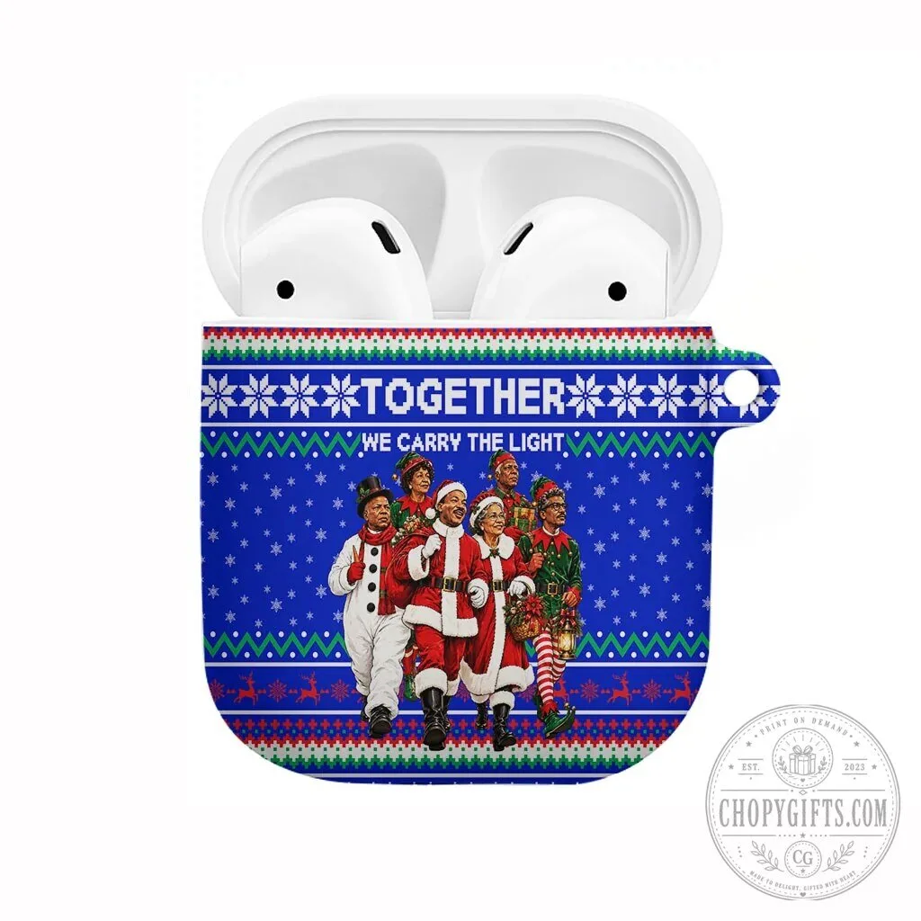 Civil Rights Leaders Christmas Together We Carry The Light AirPods Case