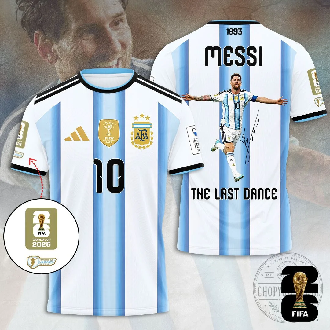 Lionel Messi Argentina National Team FIFA World Cup 2026 Soccer Jersey