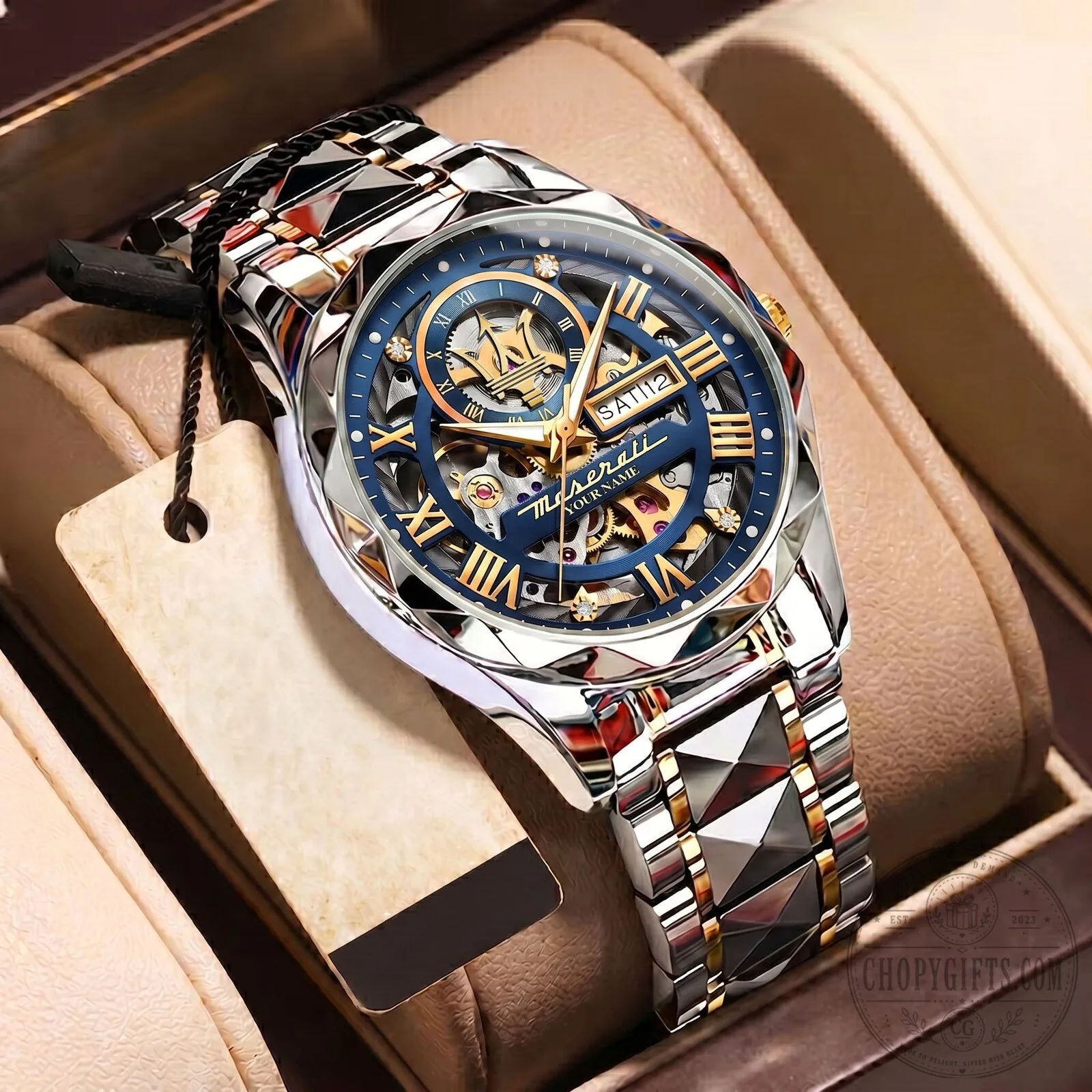 Maserati Custom Name Elegant Fashion Design Stainless Steel Watch