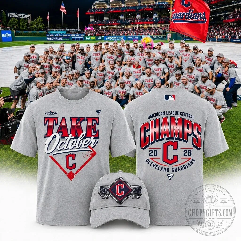 Cleveland Guardians American League Central Champions Take October T-Shirt