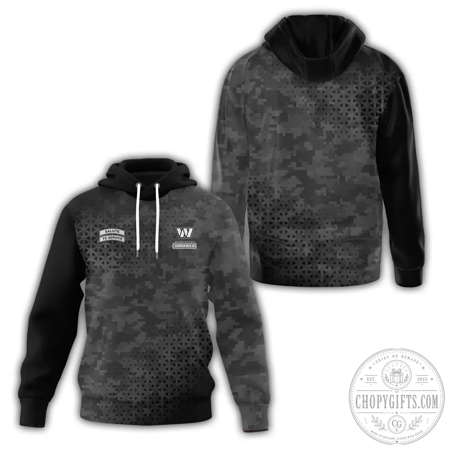 Salute To Service Digital Camouflage Hoodie from Washington Commanders