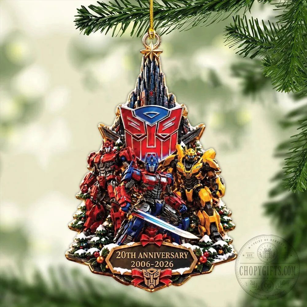 Transformers 20th Anniversary Optimus Prime Bumblebee Christmas Tree Ornament