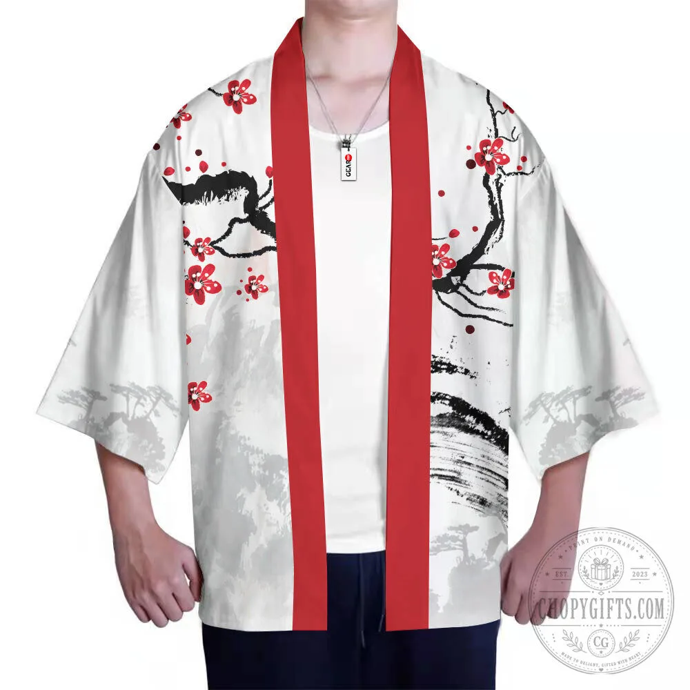 Kyojuro Rengoku Demon Slayer Anime Kimono Cardigan Jacket 8 Kyojuro Rengoku Demon Slayer Anime Kimono Cardigan Jacket